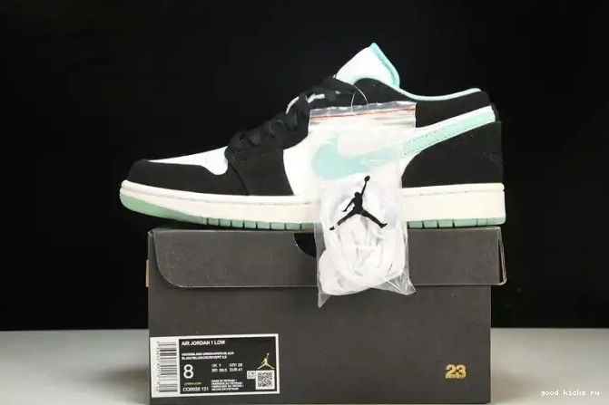 Cheap Air Jordan CQ9828-131 1 Low Green Island 0516